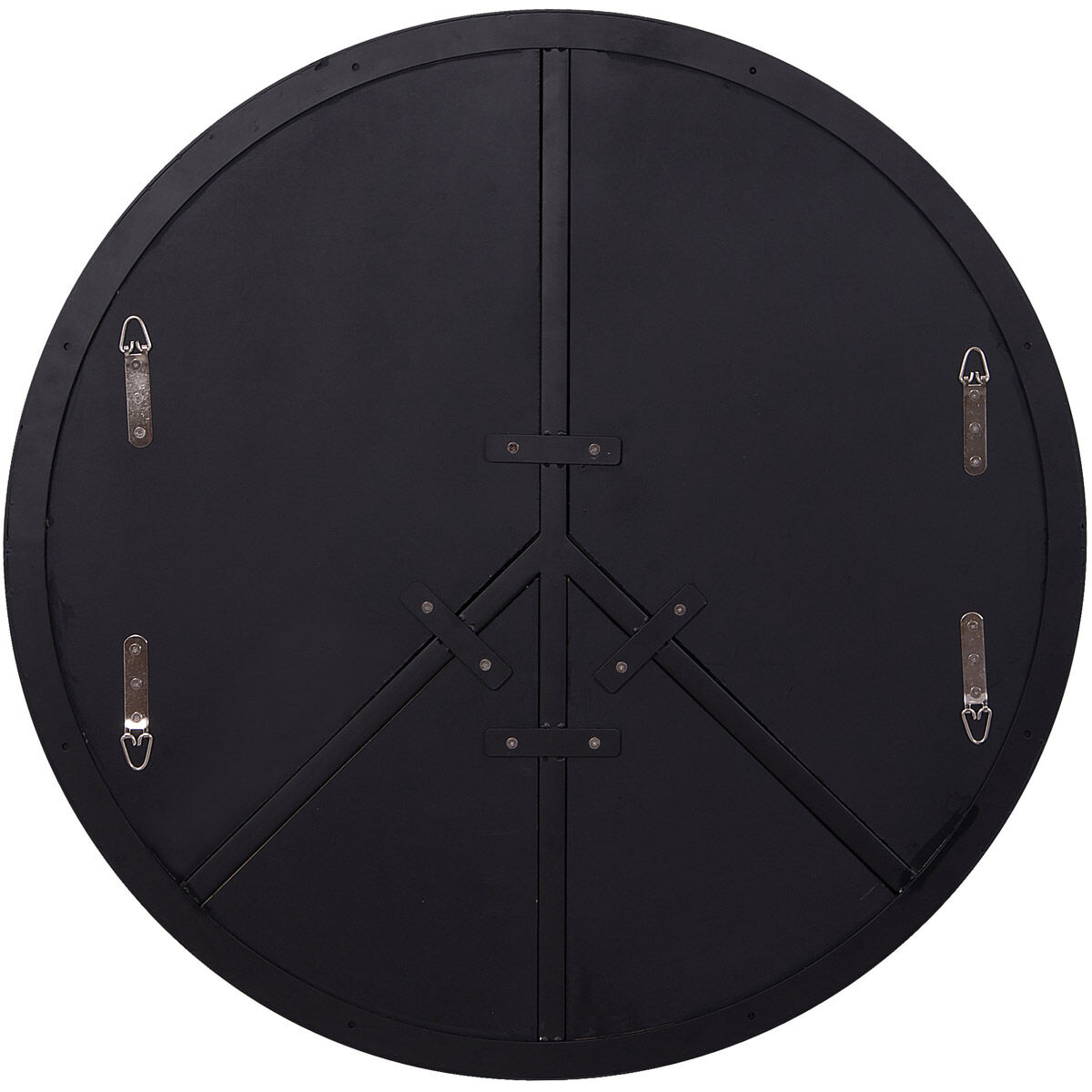 Paz 30 X 30 inch Black Accent Mirror, Varaluz Casa
