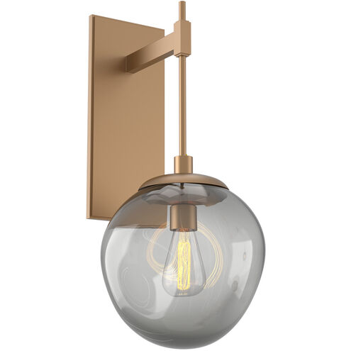 Aster Incandescent 1 Light 9.9 inch Novel Brass Indoor Sconce Wall Light, Tempo Nebula