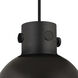 Newton Sphere 1 Light 8 inch Matte Black Pendant Ceiling Light