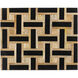 Aarna 8 inch Natural and Black Boxes, Set of 2