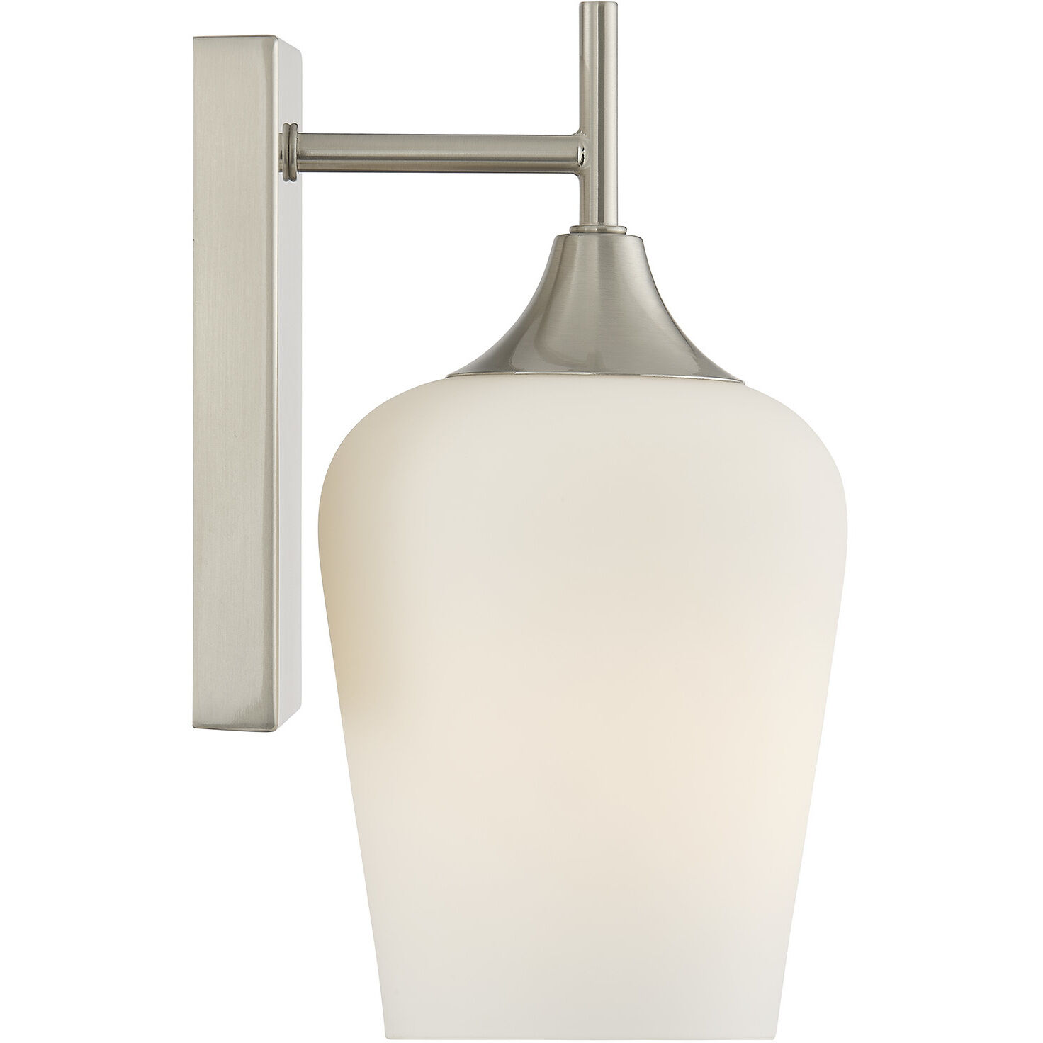 Octave 1 Light Satin Nickel Wall Sconce Wall Light, Essentials