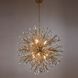 Crystal Fusion 12 Light 42 inch Peruvian Gold Chandelier Ceiling Light
