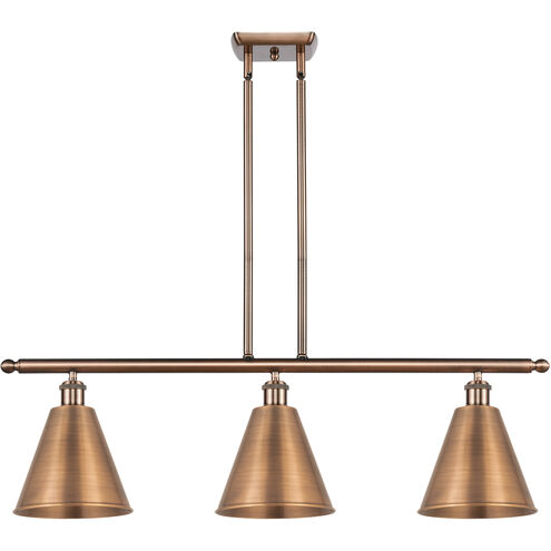 Ballston Cone LED 36 inch Antique Copper Island Light Ceiling Light