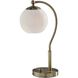 Swirl 21.63 inch 40.00 watt Antique Brass Desk Lamp Portable Light