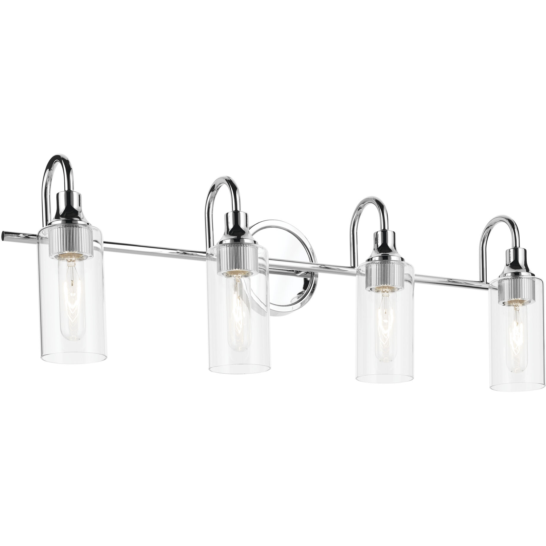 Kavi 4 Light 31.5 inch Chrome Vanity Light Wall Light