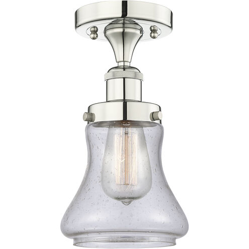Bellmont 1 Light 6.5 inch Polished Nickel Semi-Flush Mount Ceiling Light