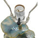 Agate 29.5 inch 40 watt Green and White Table Lamp Portable Light in Green/White