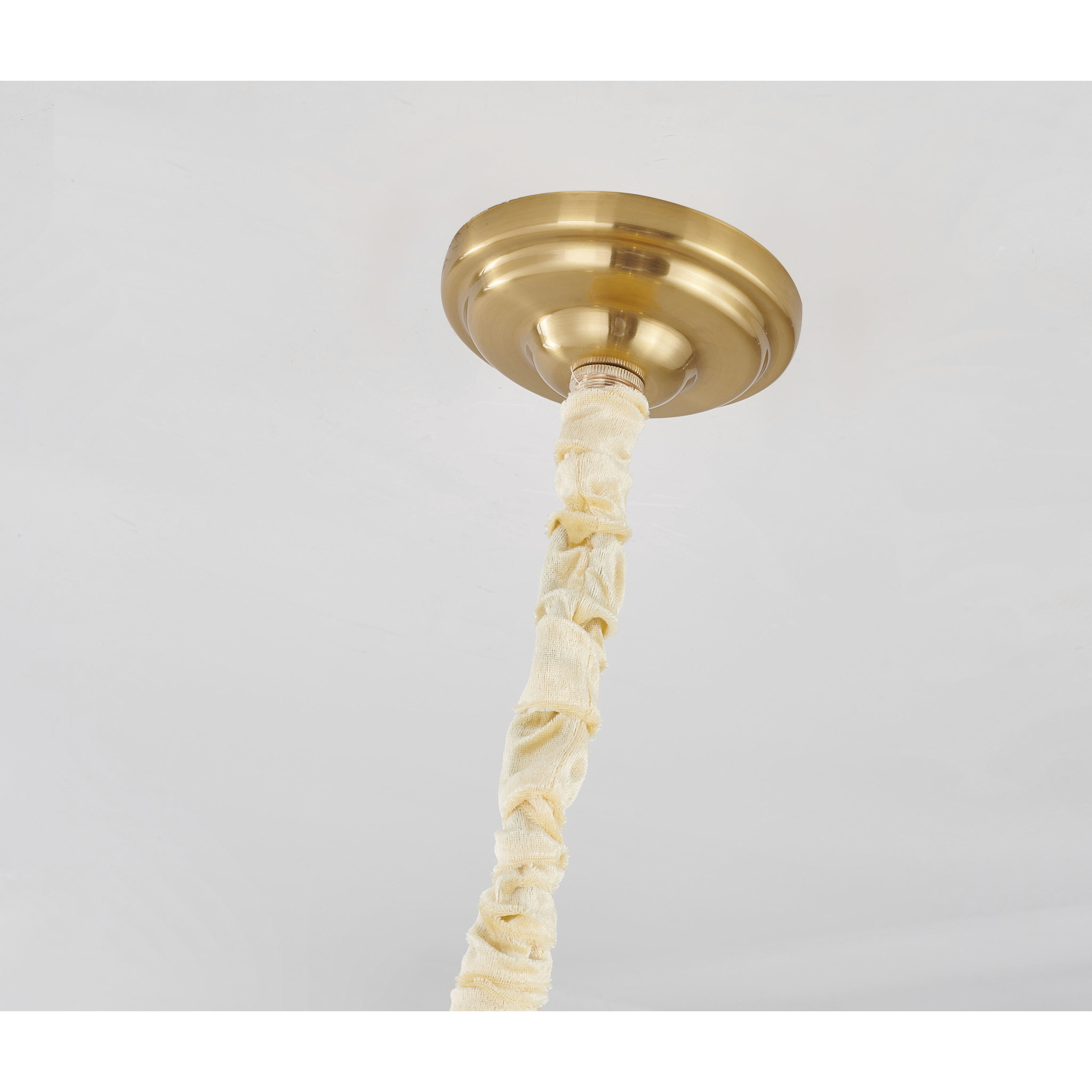 Canada 6 Light 15.57 inch Gold Chandelier Ceiling Light