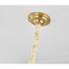Canada 6 Light 15.57 inch Gold Chandelier Ceiling Light