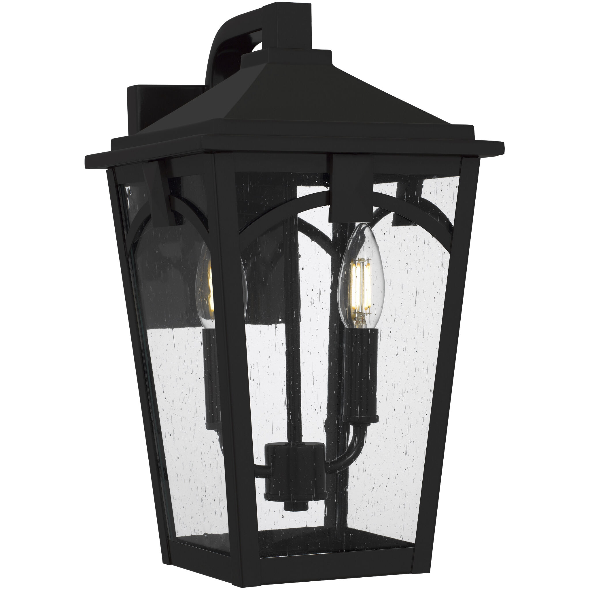 Jaxon 2 Light 14.5 inch Western Bronze Outdoor Wall Lantern