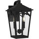 Jaxon 2 Light 14.5 inch Western Bronze Outdoor Wall Lantern