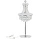 Empire 34 inch 25.00 watt Chrome Table Lamp Portable Light