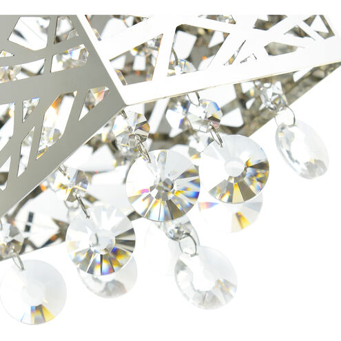 Eternity 1 Light 6 inch Chrome Drum Shade Mini Pendant Ceiling Light