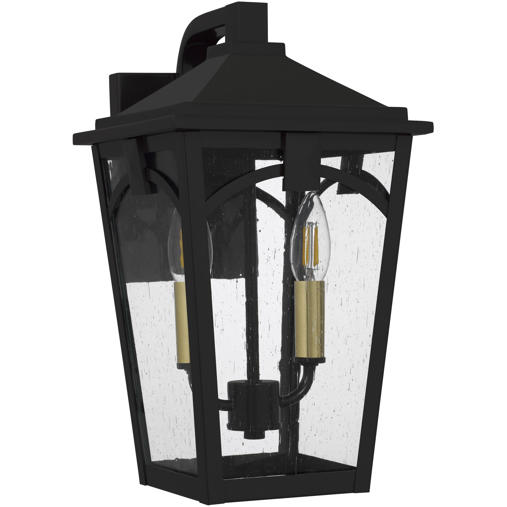 Jaxon 2 Light 14.5 inch Western Bronze Outdoor Wall Lantern