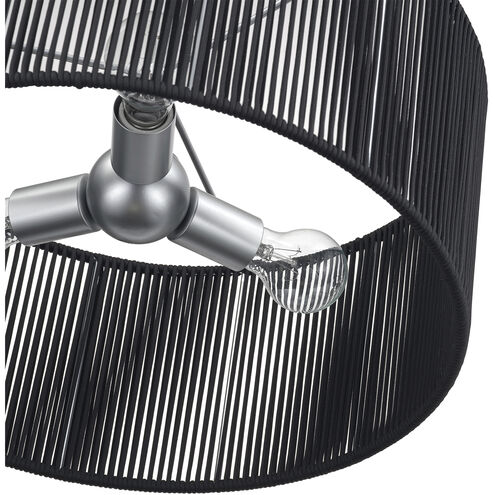 Acordia 3 Light 18 inch Painted Nickel Pendant Chandelier Ceiling Light