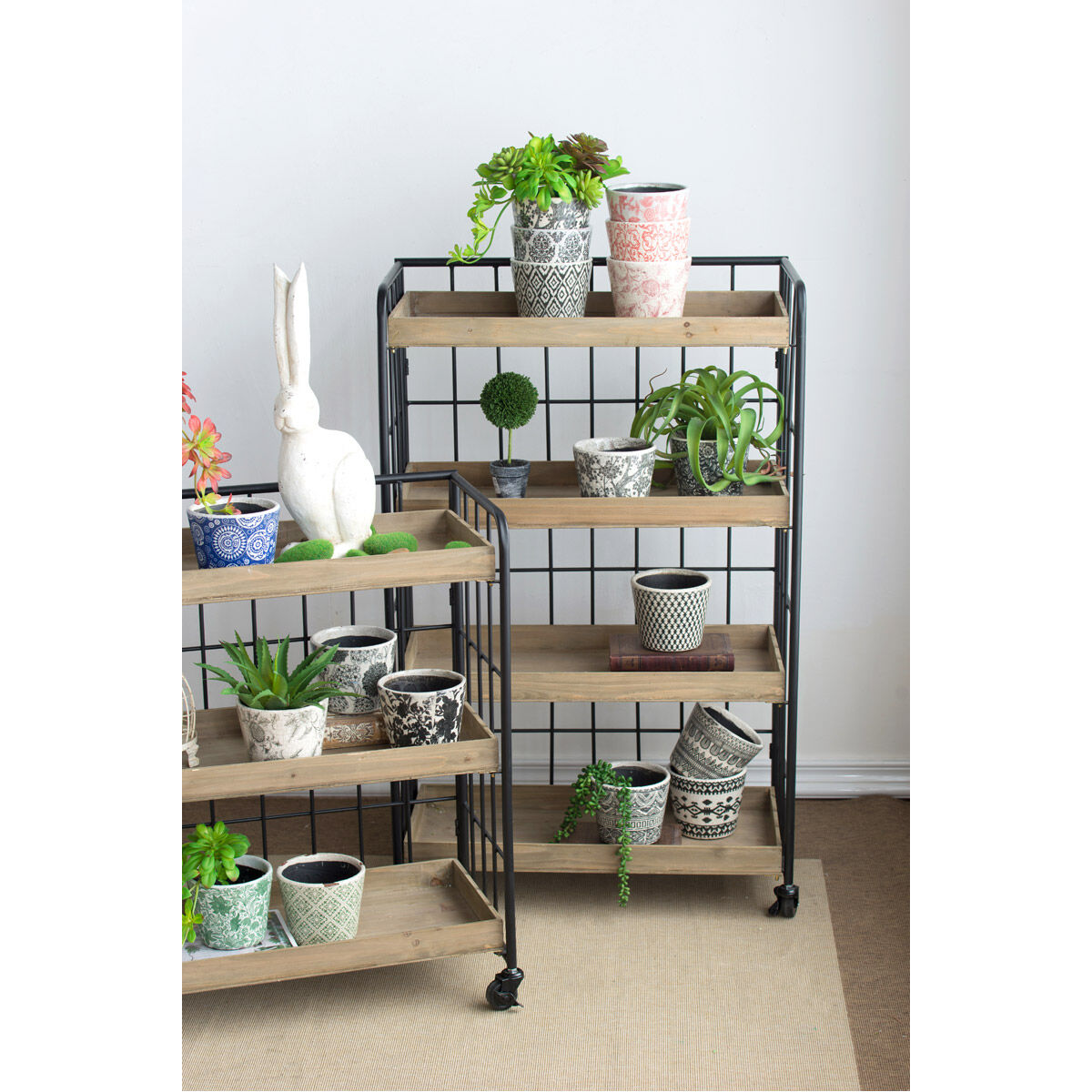 Terracotta Black Planter