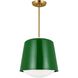 kate spade new york Draper 1 Light 12 inch Green Pendant Ceiling Light