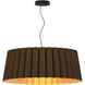 Renata 31.5 inch Ebony Pendant Ceiling Light in Ebony/Ash, 32 in, WEP Collection