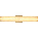 Divinely LED 3 inch Celeste Brass ADA Wall Sconce Wall Light