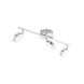 Salto 3 Light 120 Chrome Track Light Ceiling Light
