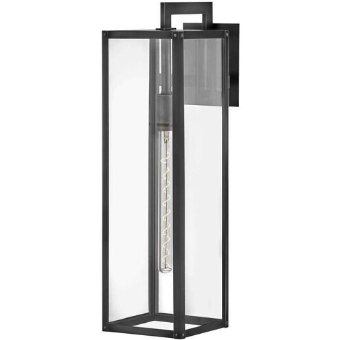 Max Outdoor Wall Mount Lantern in Black, Non-LED