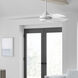 Cirque 56 inch Matte White Ceiling Fan