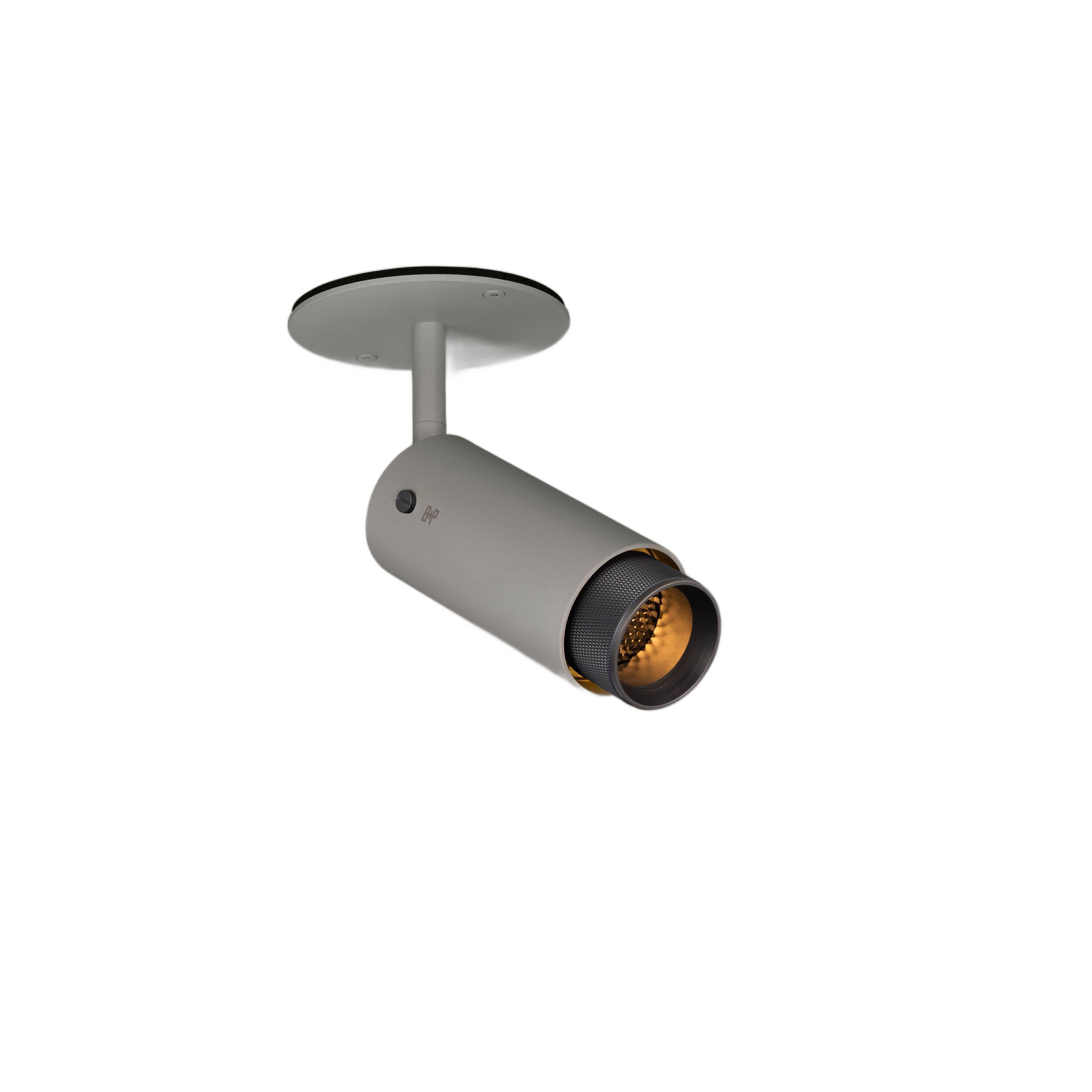 Exhaust Spot LED 2.36 inch Stone / Smoked Bronze Flush Mount Ceiling Light