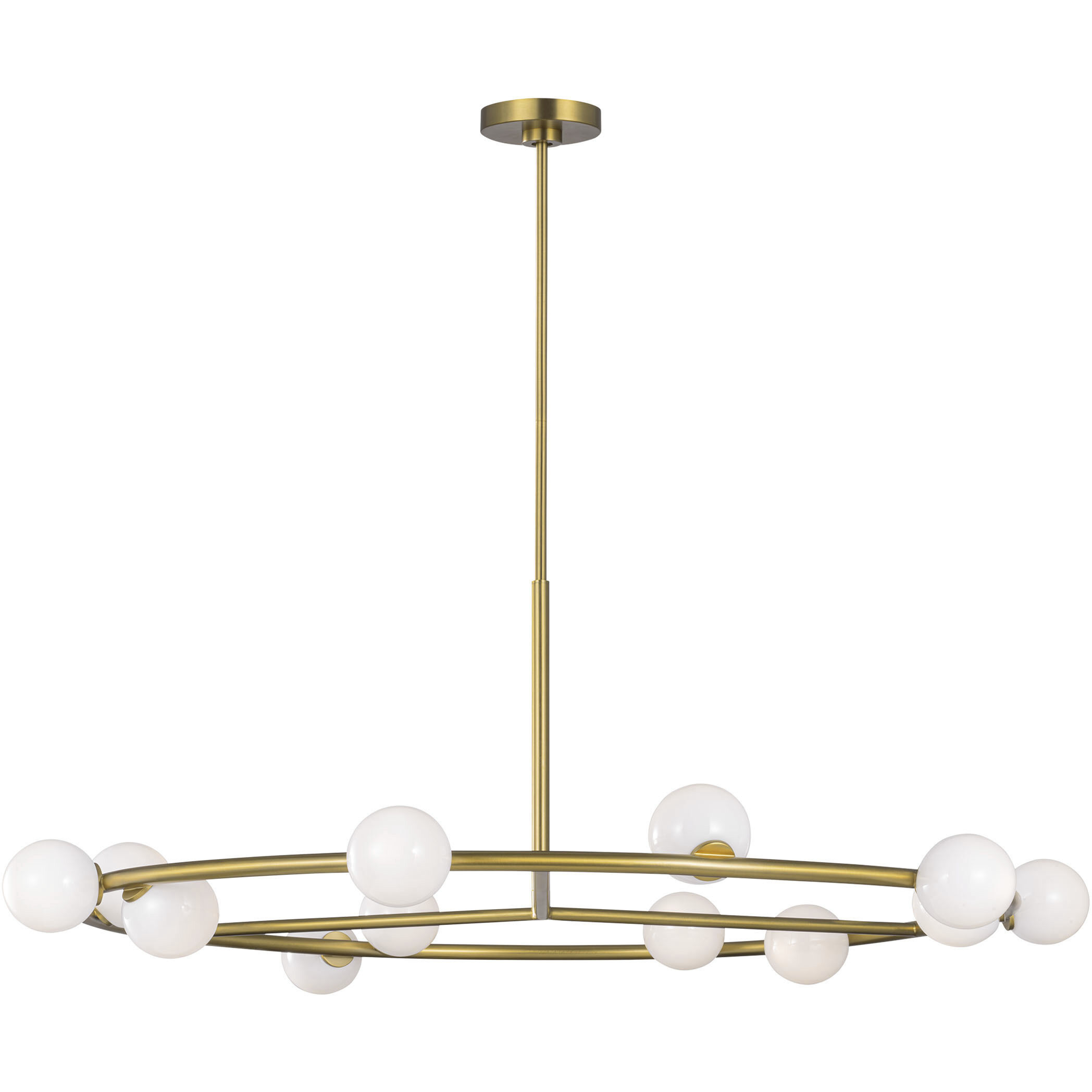 Sean Lavin Altair 12 Light 44 inch Burnished Brass Chandelier Ceiling Light