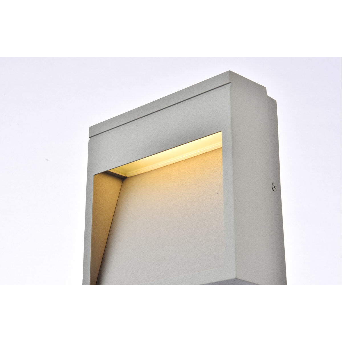 Raine 7 inch Silver Outdoor Wall Light