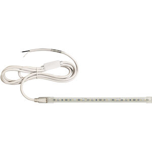 Custom Cut White 3000K 296 inch LED Tape Light in 24 ft. 8 in.,  Cord & Plug with Surge Protector