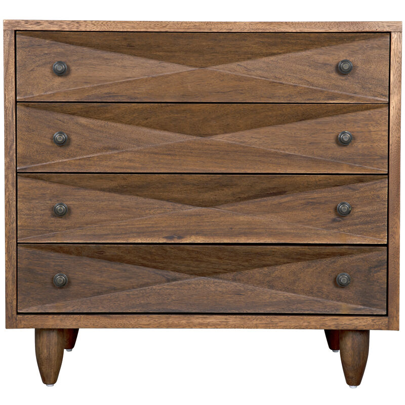 Diamond Dark Walnut Chest