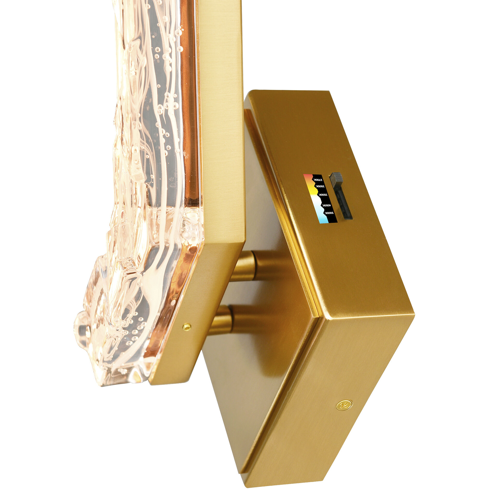 Contour LED 7.2 inch Brass Wall Light