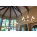 Ana 6 Light 30 inch Heritage Brass Indoor Chandelier Ceiling Light