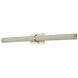 Squire LED 38 inch Brushed Nickel Bath Vanity Light Wall Light