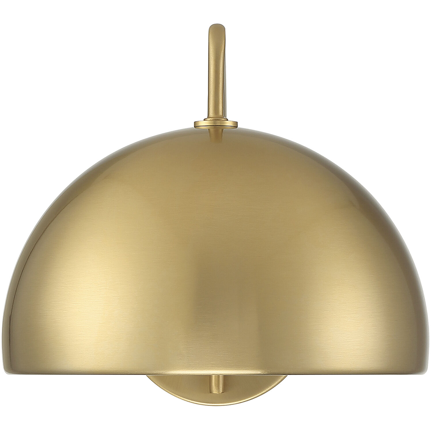 Vintage 1 Light 10 inch Natural Brass Wall Sconce Wall Light