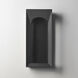 Brasilia LED 18 inch Black Outdoor Wall Mount