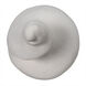 Spiral White Fiber Cement Decor Accessory