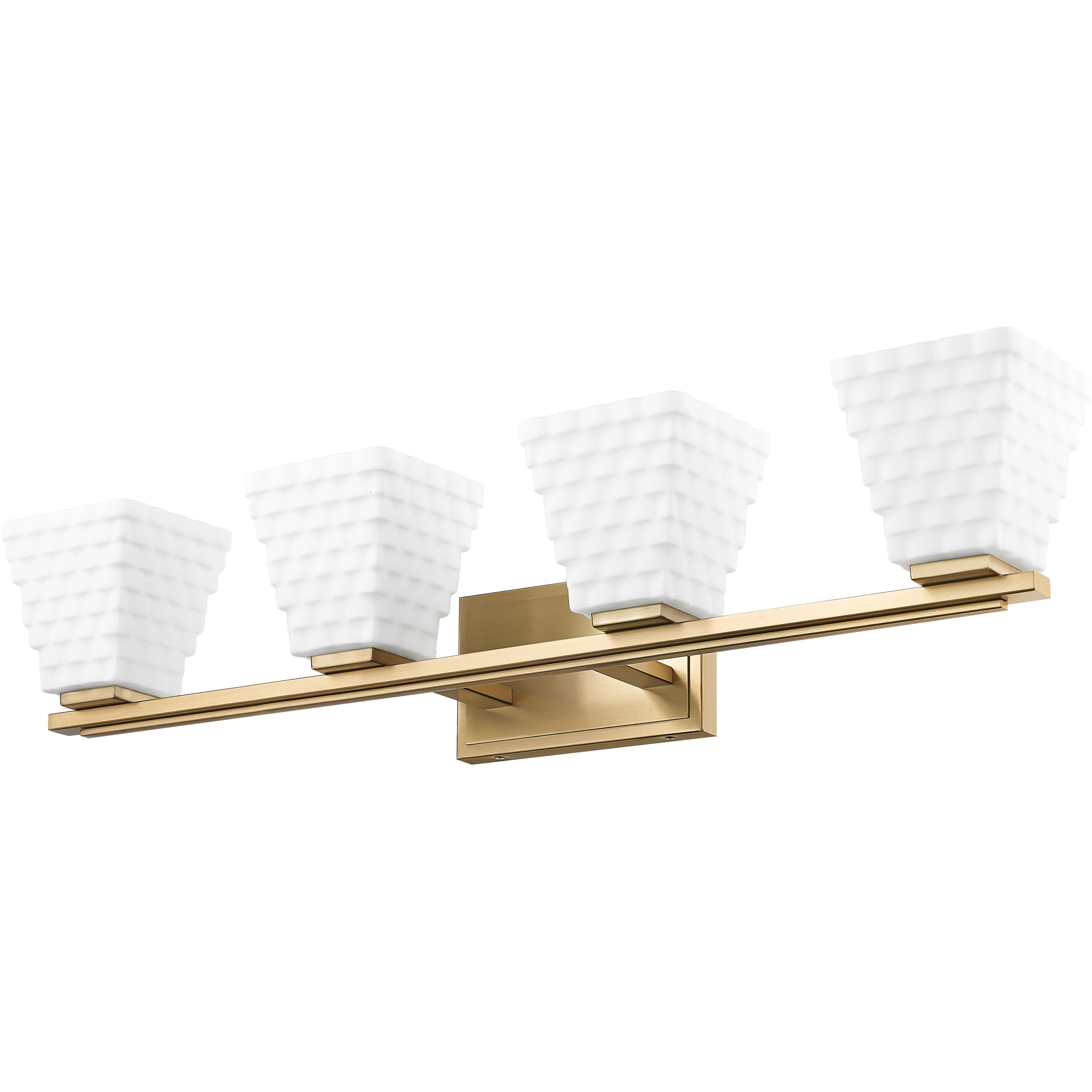 Annalise 4 Light 32 inch Modern Gold Vanity Wall Light
