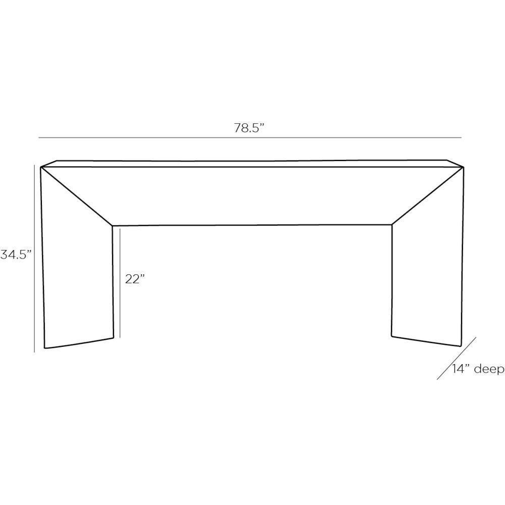 Jenison Natural Blonde Console Table