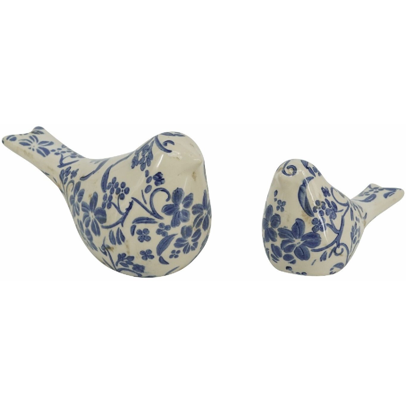 Anita Blue and White Statue