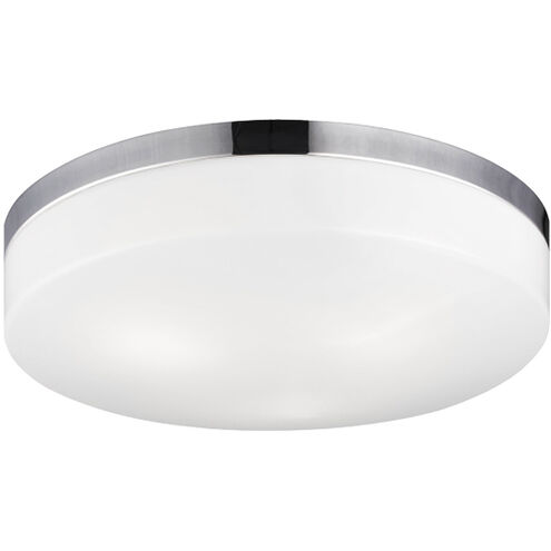 Xenon LED 14 inch Chrome Flush Mount Ceiling Light