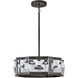 Jolie LED 19.5 inch Black Oxide Foyer Light Ceiling Light, Semi-Flush Mount