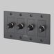4G 100-120 Smoked Bronze Dimmer Switch, LED