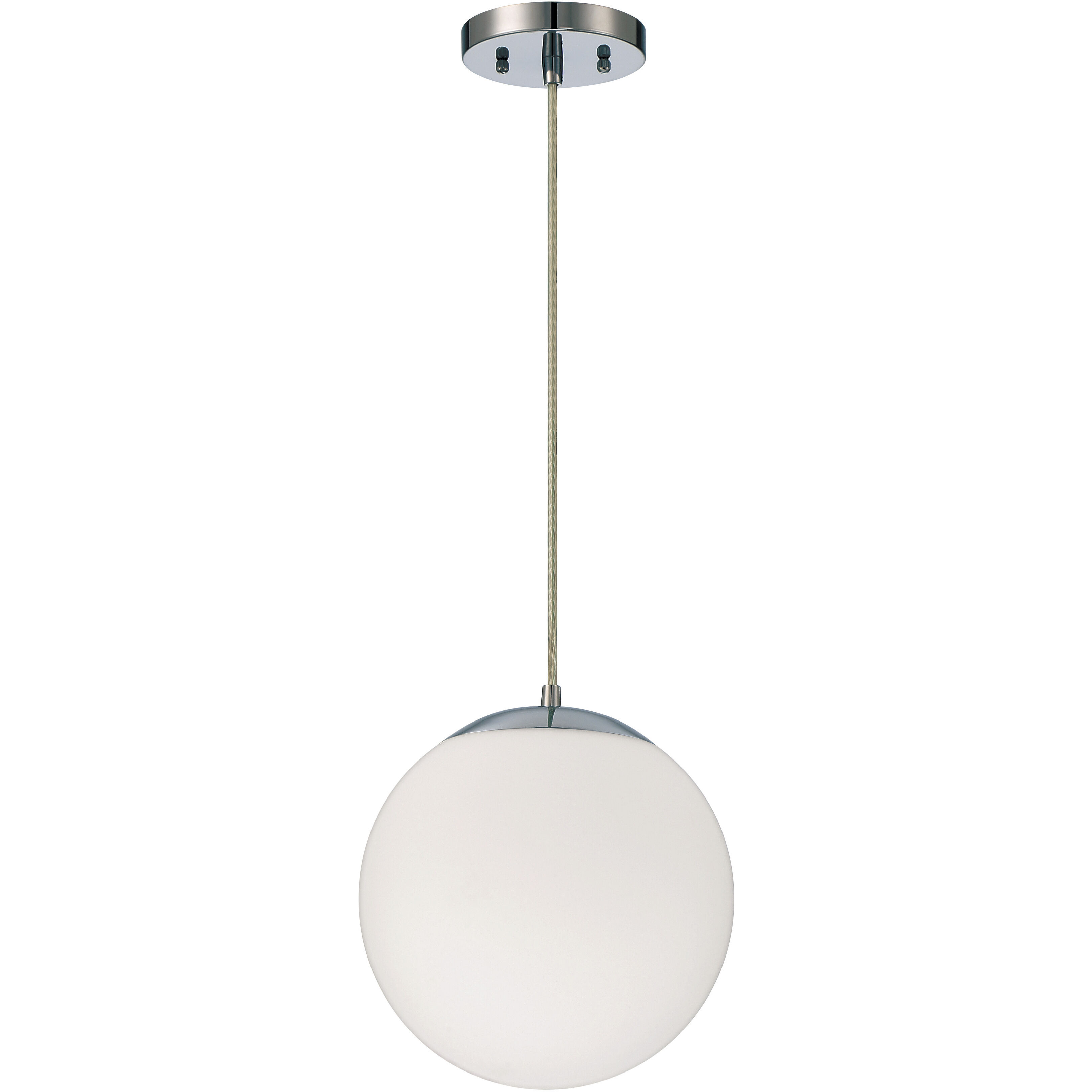 Gaze 1 Light 10 inch Chrome Pendant Ceiling Light