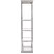 Carter 75 X 18 inch Silver Etagere