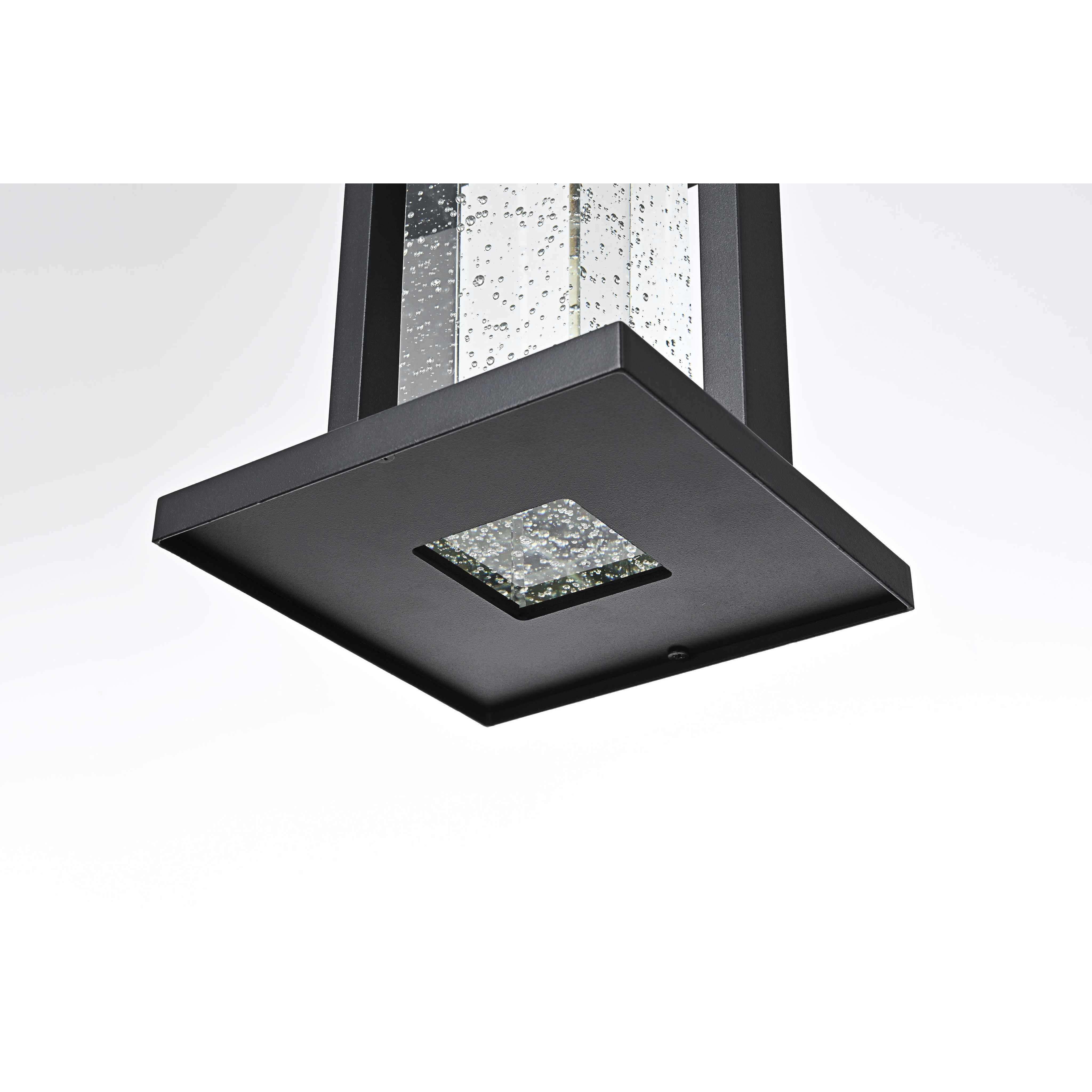 Uriah 1 Light 16 inch Black Outdoor Wall Sconce