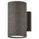 Coastal Elements Silo LED 8 inch Architectural Bronze Outdoor Wall Mount Lantern, Down Light
