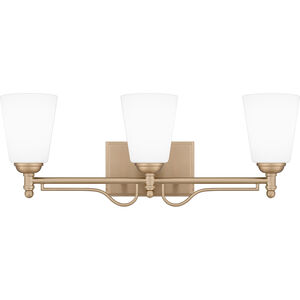 Esther 3 Light 23 inch Bronze Gold Bath Light Wall Light, Large