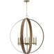 Allegheny 6 Light 32 inch Soft Gold Chandelier Ceiling Light, Design Series