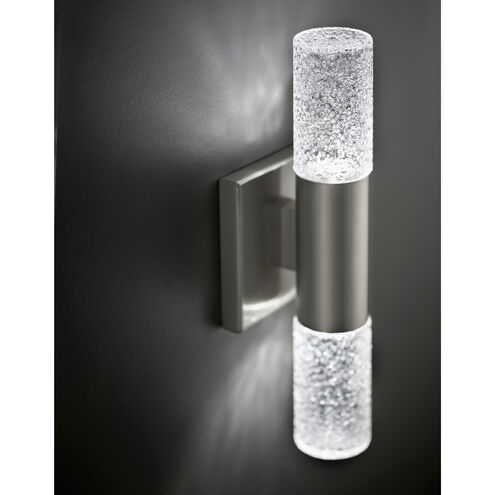Glacial LED 4.75 inch Brushed Nickel Wall Sconce Wall Light